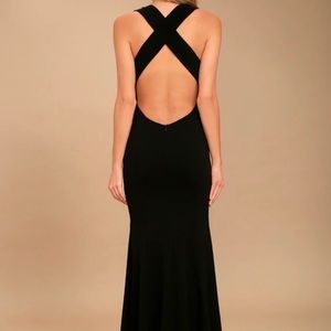 Lulus Heaven on Earth Black Dress Size Small